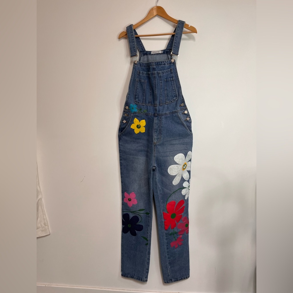 MISSLOOK Blue Denim Overalls